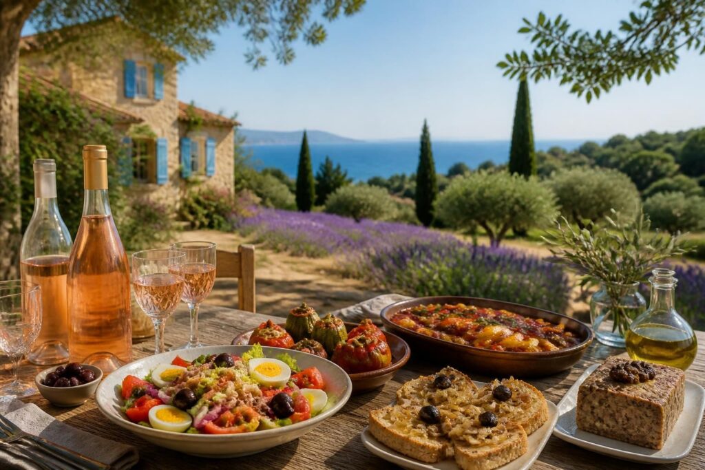 La cuisine du Sud de la France : voyage gourmand de Nice à la Provence