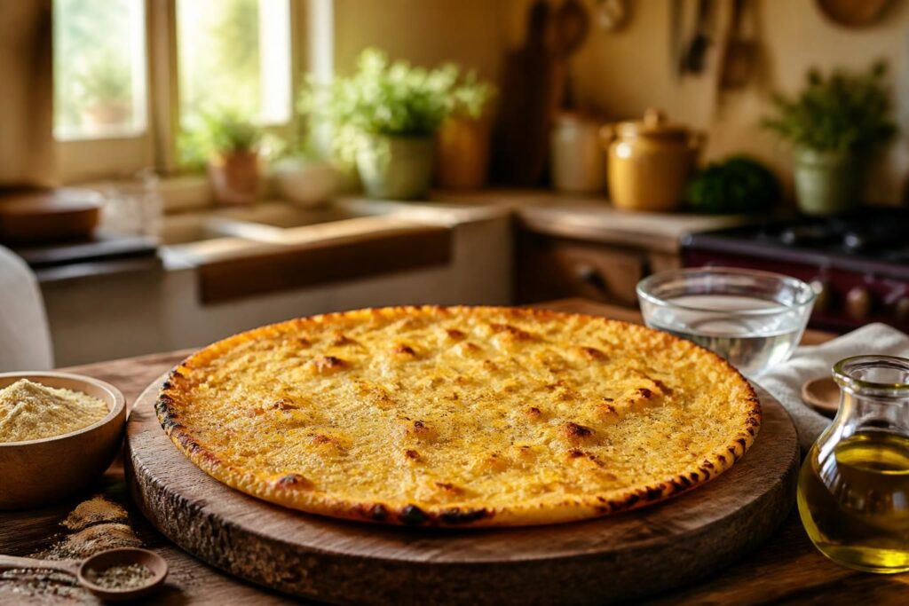 La socca de Nice : la recette de la galette de pois chiches