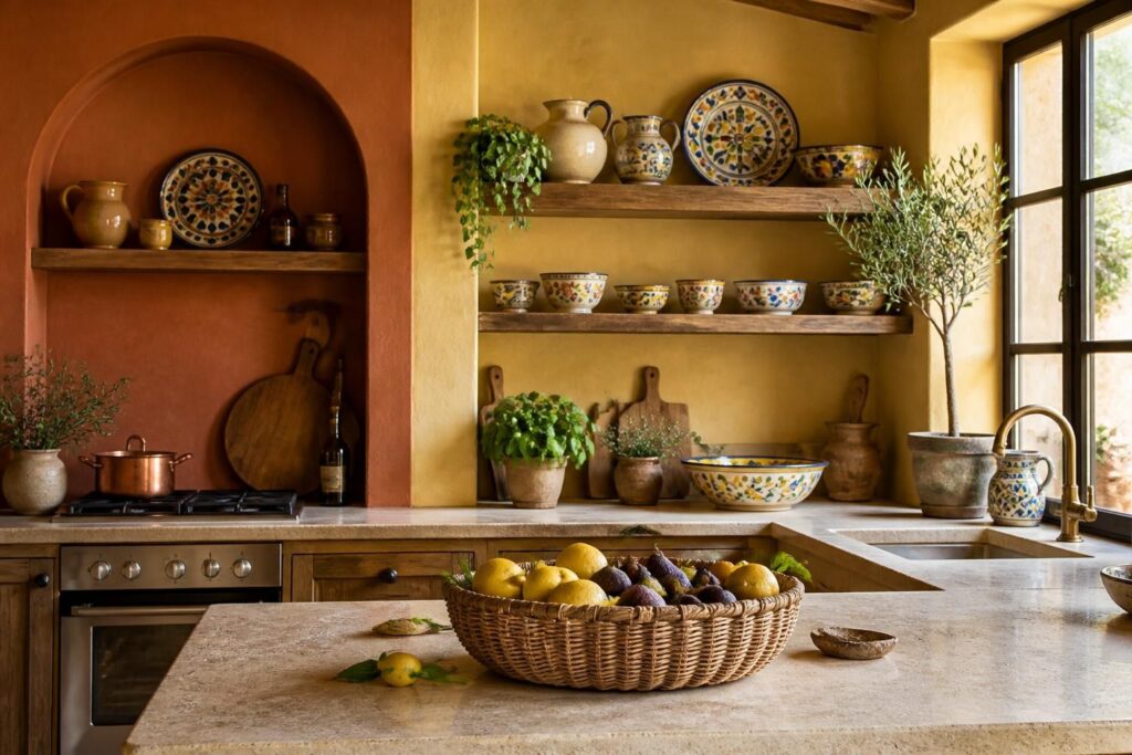 découvrez comment intégrer les couleurs et les matières du sud pour apporter chaleur et authenticité à la décoration de votre cuisine.