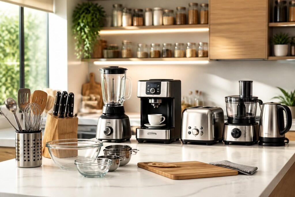 découvrez comment bien équiper votre cuisine avec les ustensiles indispensables et le petit électroménager adapté pour cuisiner facilement et efficacement.