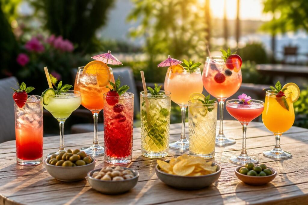 découvrez 10 recettes savoureuses de cocktails et mocktails parfaits pour un apéritif réussi. faciles à préparer et rafraîchissants, ils raviront tous vos invités.