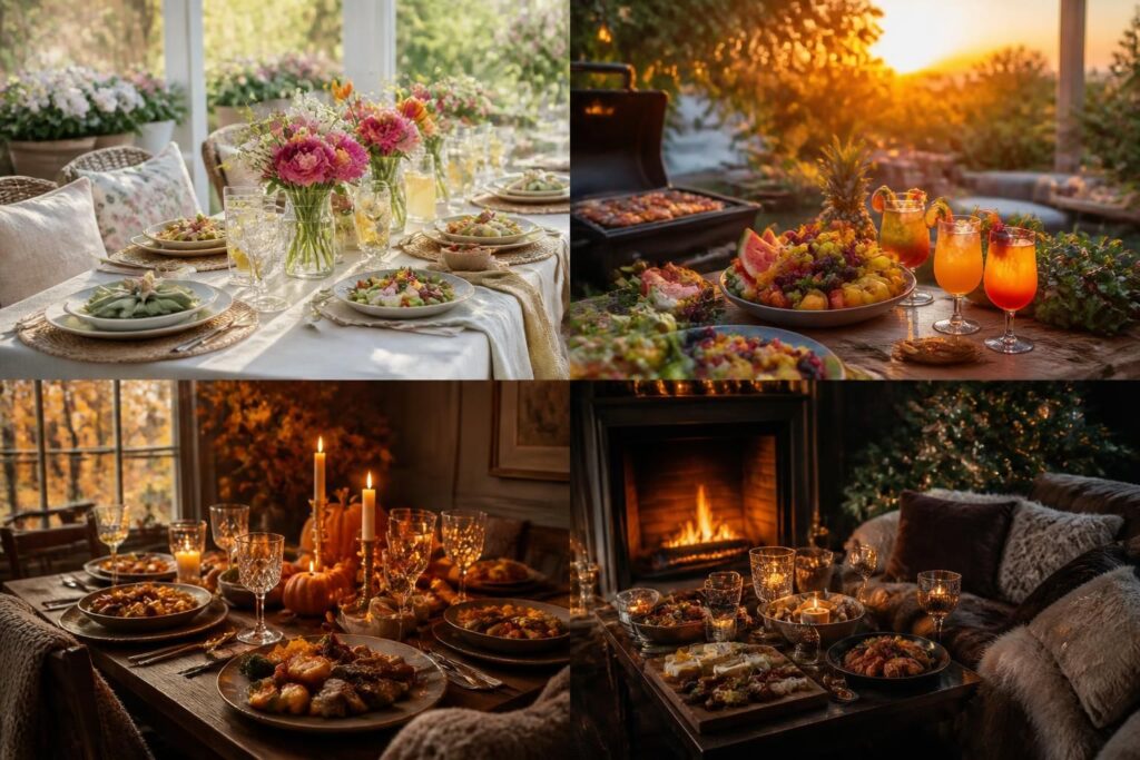découvrez comment maîtriser l'art de recevoir toute l'année avec des idées originales et adaptées à chaque saison pour accueillir vos invités avec style et convivialité.