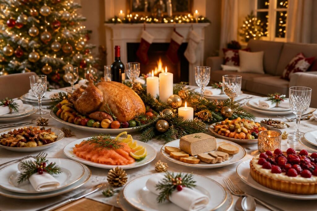 Recevoir pour les fêtes : idées de menus de Noël