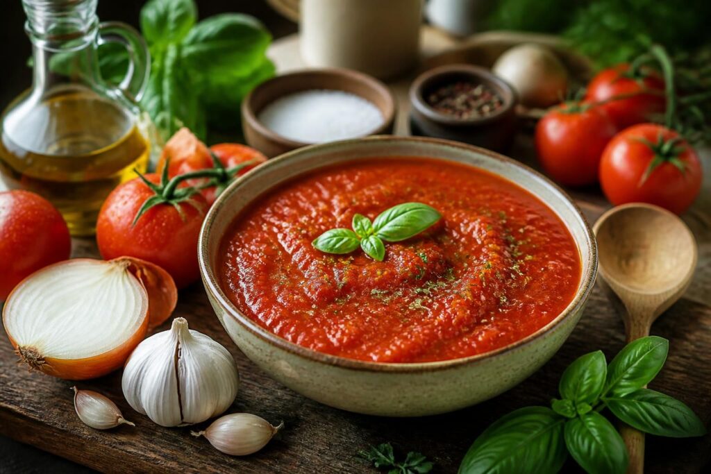 découvrez la recette de base de la sauce tomate maison, simple et savoureuse, idéale pour toutes vos préparations culinaires.