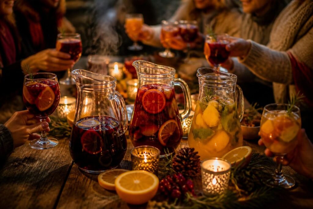découvrez nos recettes de vin chaud, sangria et punch, des boissons conviviales parfaites pour partager des moments chaleureux entre amis ou en famille.