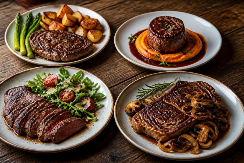 découvrez nos recettes d'accompagnement parfaites adaptées à chaque type de steak pour sublimer vos plats et régaler vos convives.