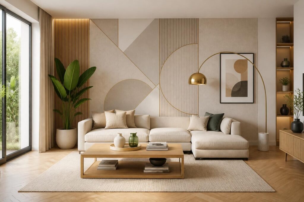 découvrez nos idées modernes de déco avec du papier peint pour un salon élégant et convivial. inspirez-vous pour transformer votre séjour avec style et originalité.
