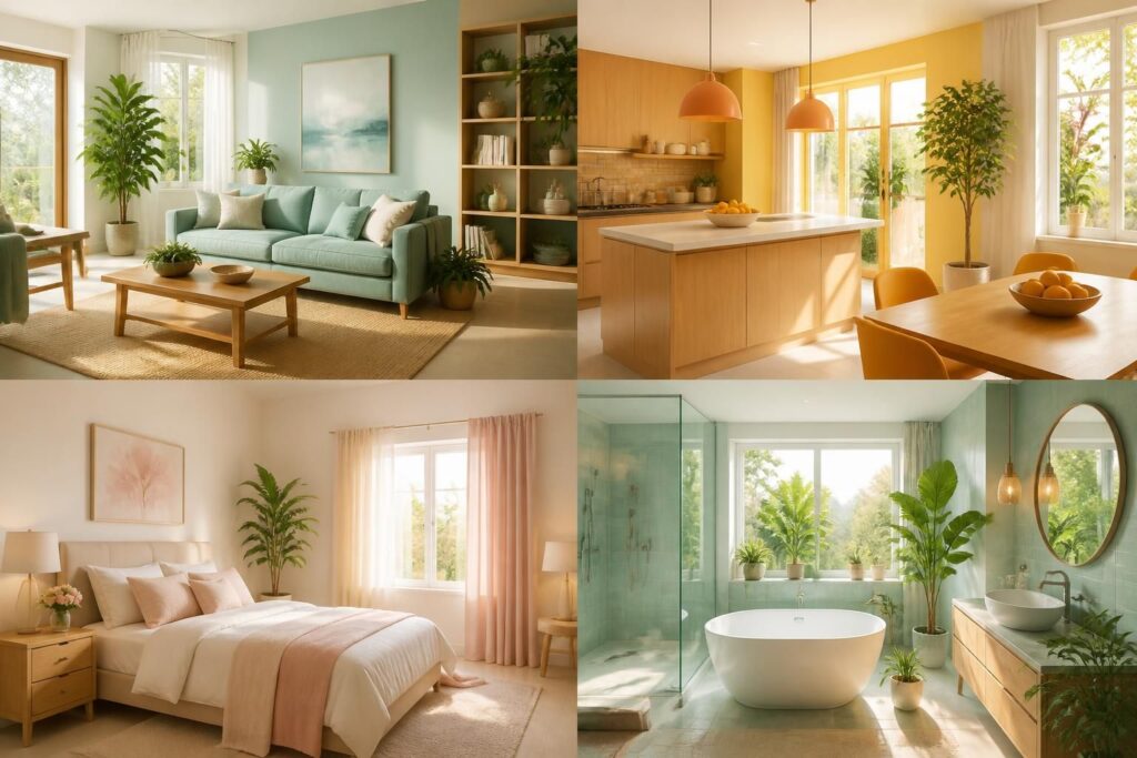 découvrez comment le feng shui des couleurs peut harmoniser chaque pièce de votre maison pour créer un équilibre et une atmosphère apaisante grâce à des choix de couleurs adaptés.