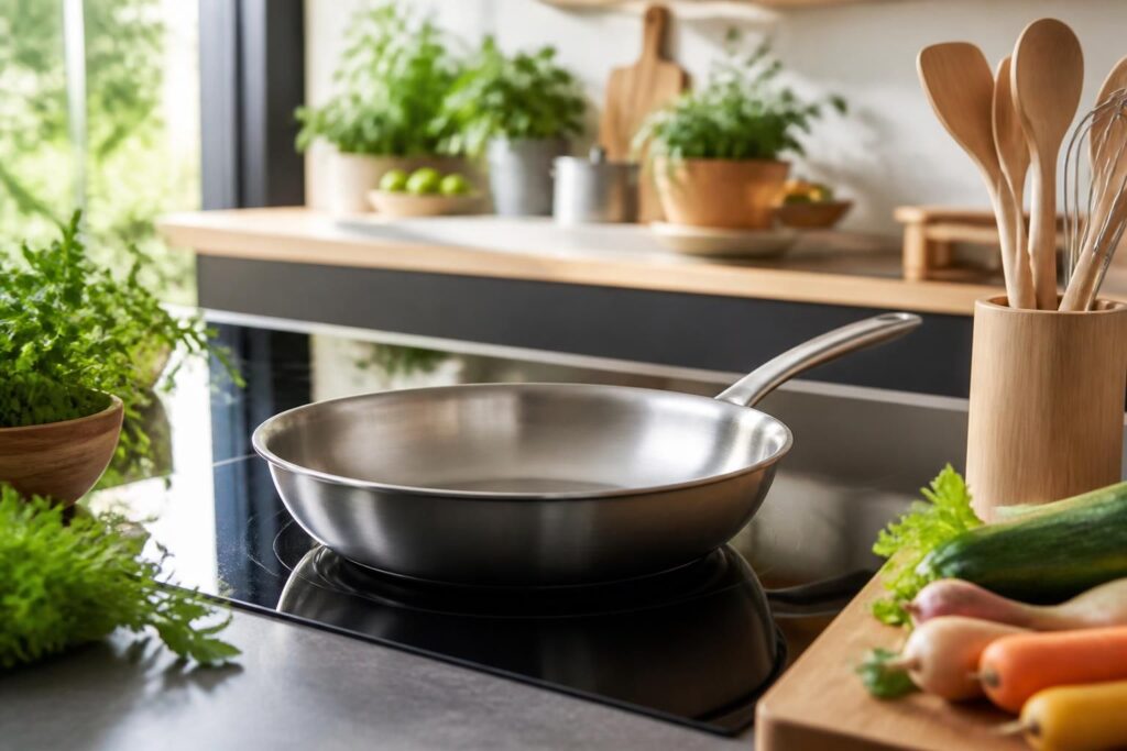Meilleure poêle induction : guide pour un choix sans PFAS et durable