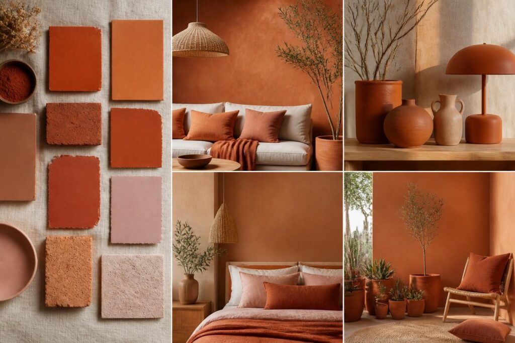 Terra cotta : nuances de couleur et utilisations déco