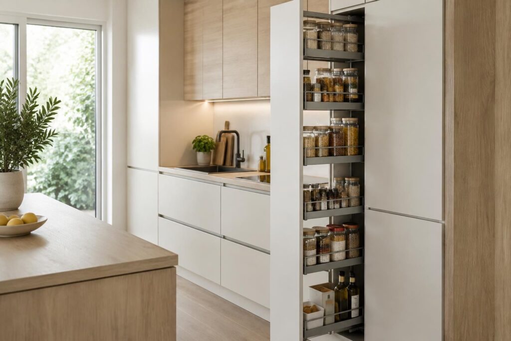 Aménagement placard cuisine coulissant : solutions pratiques Ikea et Leroy Merlin