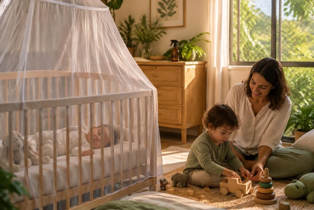 Anti moustique naturel maison efficace pour protéger bébé et enfant