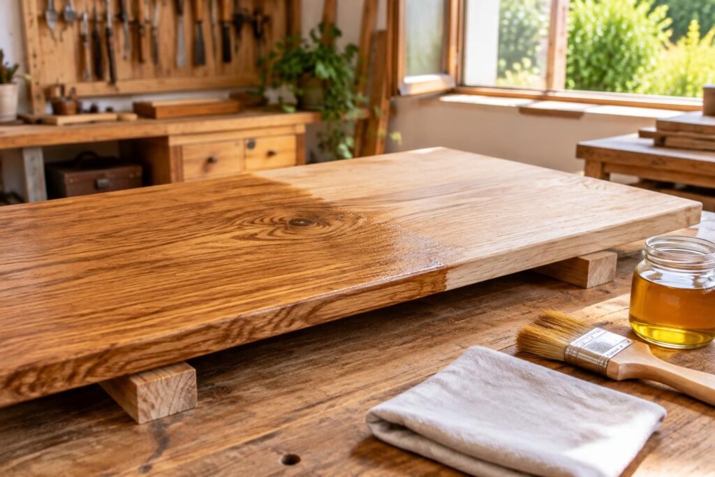 découvrez le temps de séchage de l’huile de lin sur le bois et nos astuces pour accélérer le séchage et obtenir une finition durable.