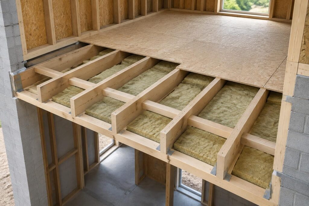 Schéma pour poser un plancher bois à l’étage avec méthode fiable